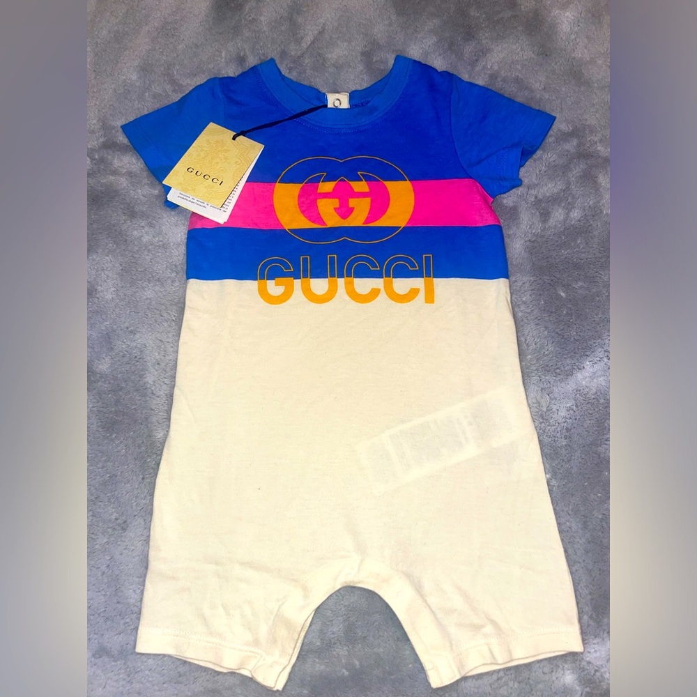 Gucci baby girl onesie 6-9 months